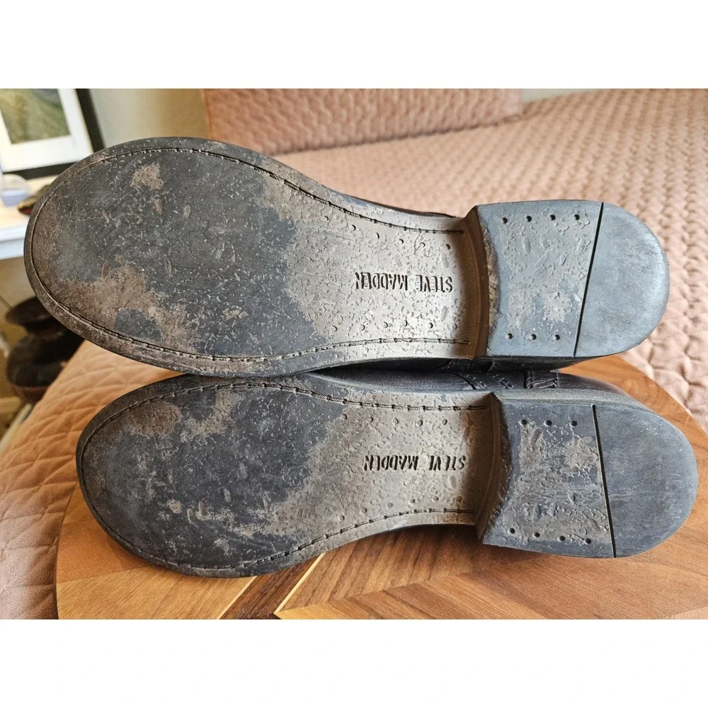 Steve Madden Men's Leather 